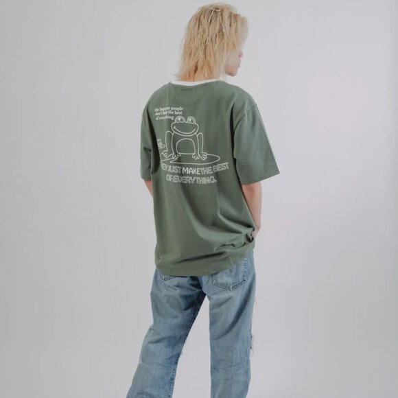 CHNGE Happy People Ringer T-shirt - Picture 2 of 8